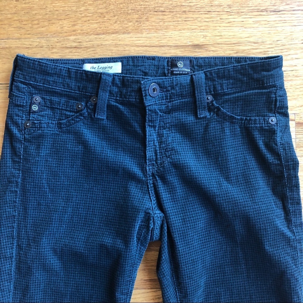 ADRIANO GOLDSCHMIED Green Corduroy Skinny Legging - Picture 2 of 8